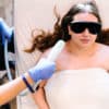 Summit Medical Spa, experiencing a laser treatment for enhanced skin health and rejuvenation